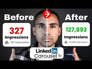 How to Create a LinkedIn Carousel Post with 20K+ Impressions/post? (2026 Tutorial)