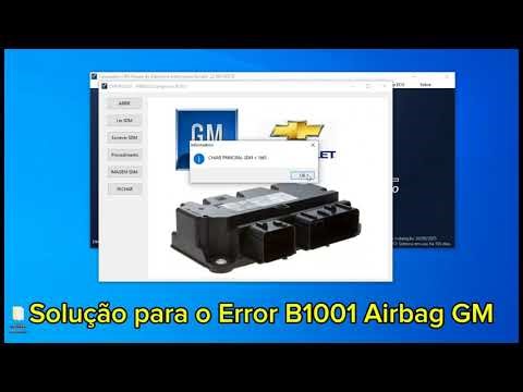 Error B1001 GM Airbag - Calculadora UPA MASTER 22 999100279