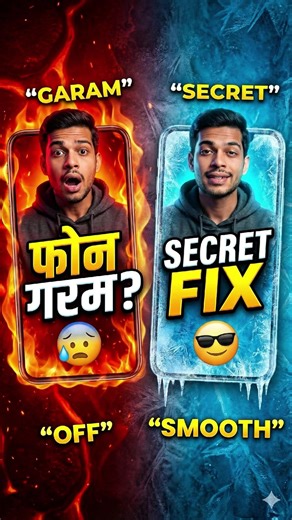 😱 Phone Heat Problem Fix | 2 Hidden Settings OFF Karo 🔥 #tech #tips #shortsfeed #shorts #ytshorts