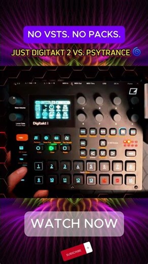 ⚡ No VSTs. No Packs. Just Digitakt 2 vs Psytrance