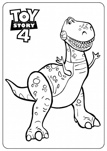 Toy Story 4 Coloring Page