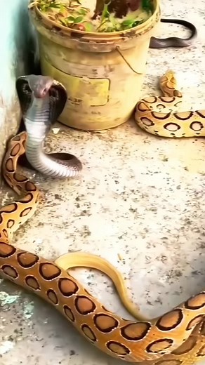 Russel Viper Vs Indian Cobra🐍 . . . #awesomeminds #telugufacts #telugureels #snakes #snakefacts #russelviper #cobra #explorepage #explore | Aweosome Minds