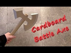 How to Make a DIY Cardboard Battle Axe