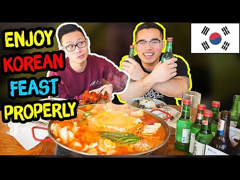 How to PROPERLY enjoy a KOREAN FEAST