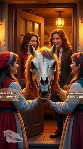 The Creepy Welsh Tradition Mari Lwyd Explained! 🐴💀#MariLwyd #WelshFolklore #HorseSkull