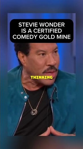 STEVIE WONDER CASUALLY DROVE A CAR 😂 #steviewonder #lionelrichie