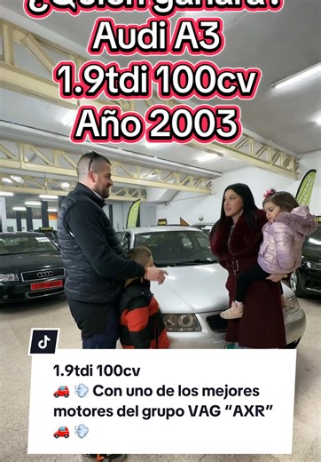 No negociable , abstenerse curiosos ‼️‼️4300€ todo incluido !!! ‼️‼️!!! ///( procedente de particular )/// 2 llaves !!! Se vende espectacular Audi A3 1.9tdi 100cv 5 vel con 209000km del 2003 (tipo motor AXR!! Uno de los mejores motores de la historia del grupo VAG) !!! Motor muy muy fiable!!!,Muy buen estado !!! Km hechos en autovía !!! !!!!/// !!!DIESEL !! !!!( motor duro y resistente , de lo que ya no ahí !!!) 5 plazas ///muy bien cuidado !!!, vehículo con el desgaste típico de los años !!!,(s