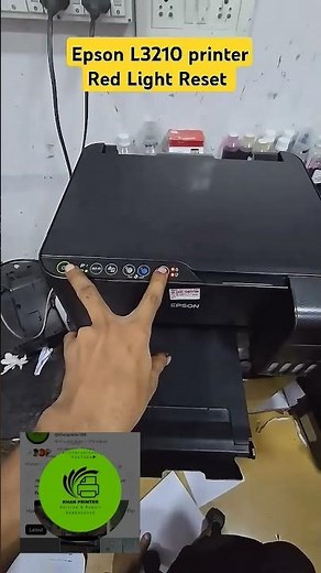 Epson l3110 printer light blinking solution #trending #viral #shorts #epson