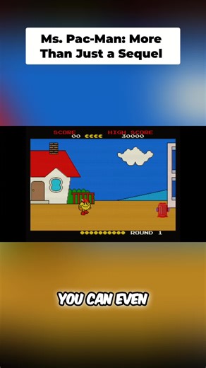 Pac-Man, but make it platform? Ms. Pac-Man takes it to the next level with new stages & cut scenes! #PacMan #MsPacMan #ArcadeGames #RetroGaming