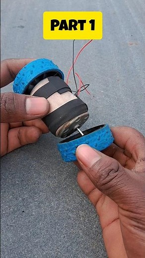 2 DC Motors + Toy Car Wheels Setup | Powerful DIY Build (Part-1) #shortvideo