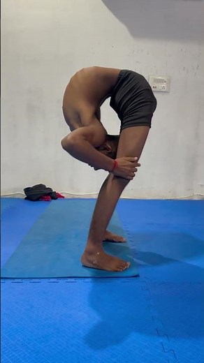 Advance Backward Bending Asana/Dimbasana/Back Flexibility Training/Advance Yoga Pose/Backbend Asana.