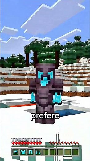 MINECRAFT MAS QUAL E A MELHOR ARMADURA?