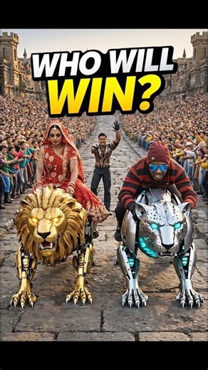 Golden Lion vs Silver Cheetah 🦁🐆 | Speed vs Power!