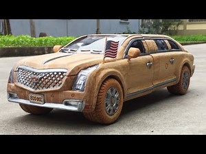Wood Carving - CADILLAC SEDAN 2020 - WoodWorking Art