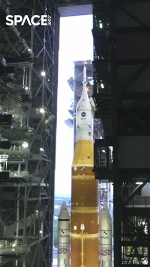 NASA Artemis 2 moon rocket rollout # timelapse #artemis2 #rocket #rollout #shorts