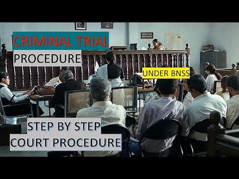 BNSS Procedure of Criminal Trial step by step from filling of FIR to Judgment and appeal #tacitlegal