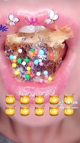 Satisfying Honey ASMR Food Sounds