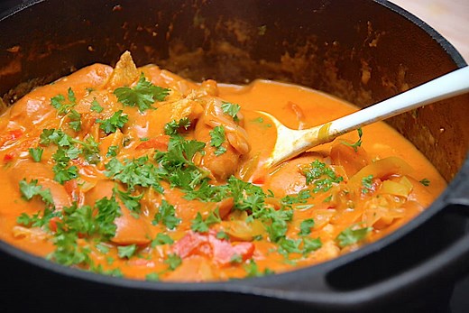 Nem gryderet med kylling