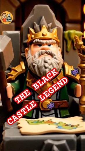 The Legend of the Black Castle 🏰 Dwarves vs Elves – A Stop Motion Epic #cartoon #originalanimation