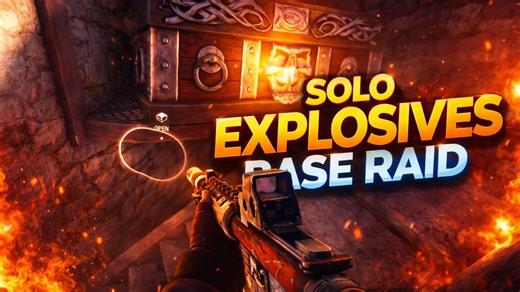Solo explosive raid using only an eye tracker