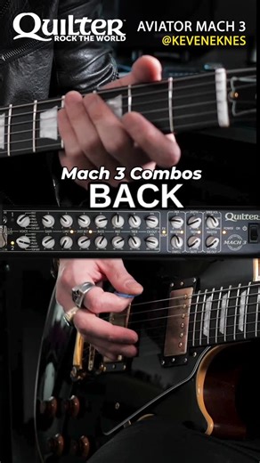 4 comments | #icymi Mach 3 Combos are back in stock!! Link in our bio or right below: https://www.quilterlabs.com/collections/guitar-amplifiers/products/aviator-mach-3-combo @keveneknes #mach3 #comboamp #combo #quilteraviator #QuilterLabs | Quilter Labs | Facebook