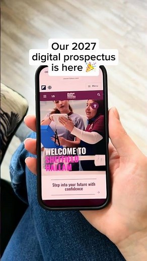 Our 2027 undergraduate digital prospectus is here! 🎉