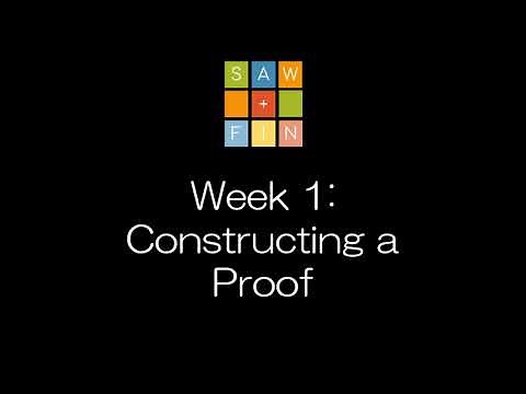 Modern Geometry Week 1 - Constructing a Proof