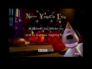 BBC1 trailers & 3 links announcer Dean Lydiate 31st December 2001