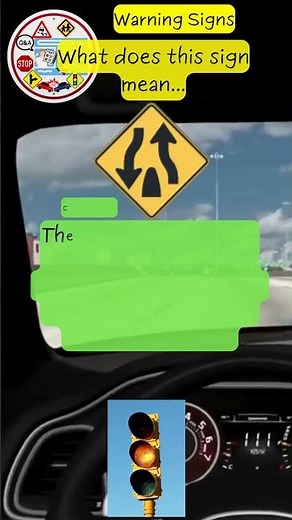 Divided Highway Ends: Approach with Caution 🛣️🚧 #TexasDLShorts