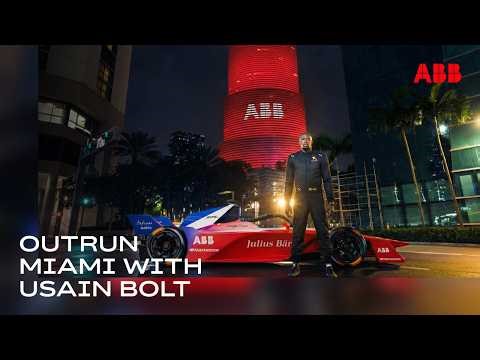 Outrun Miami Tower with Usain Bolt