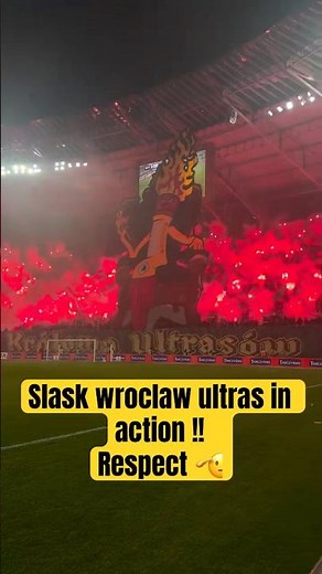 “INSANE TIFO & FLARE SHOW! Śląsk Wrocław Ultras Light Up the Stadium vs Stal Rzeszów (08.12.2025)”