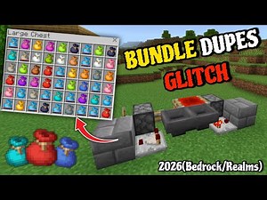 2026 How To Duplicate Bundle in Minecraft Bedrock & Realms 1.22 | Still Working TRY Now Amazing Dupe