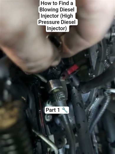 How to Find a Blowing Diesel Injector (High Pressure Diesel Injector) |. Part 1 🔧 #dieselrepair