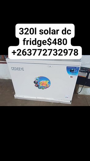 359 reactions · 37 comments | Solar dc fridge 320l @480us app 0772732978 | JB electronics at hybrid refrigration | Facebook