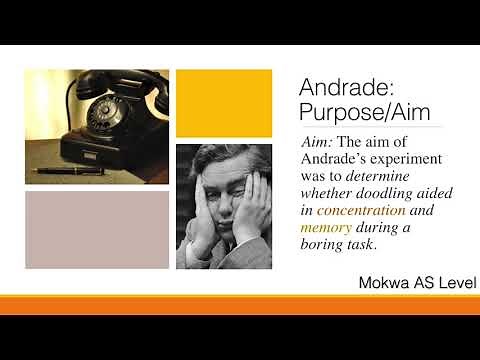 WHS AICE Psychology AS Level, Andrade, 9990