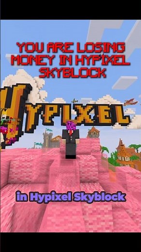 You’re Losing Coins Doing This in Hypixel SkyBlock #minecraft #shorts #gaming