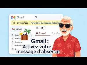 Mettre un message d'absence sur Gmail (vacances, congés, indispo…)