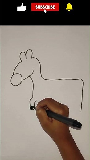 Cartoon Horse Drawing: Easy Tutorial for Beginners🐴