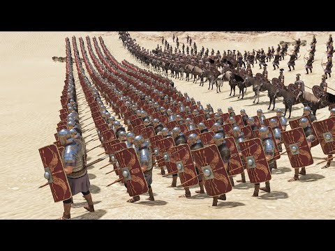 Tactics of 1000 Romans vs 1000 Germanic Warriors — Mount & Blade II
