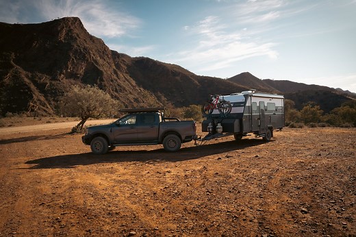 The OPUS Expedition Max Off Road Hybrid Caravan