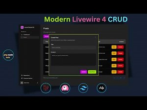 😯Modern Livewire 4 CRUD Tutorial – Flux UI, Modals, Form Validation & Pagination (2026) | Laravel 12