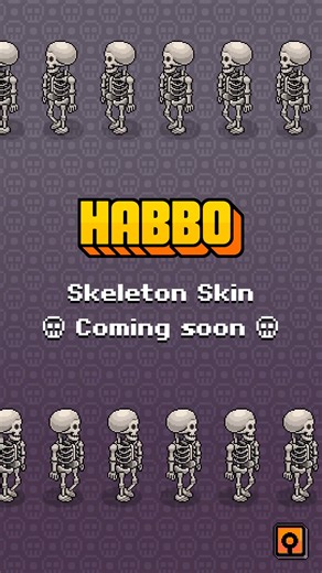 just 24 hours until the Skeleton Outfit Collectible is claimable from the Collectors Guild!! 👋💀 ✌️💀 ✊💀 | Habbo