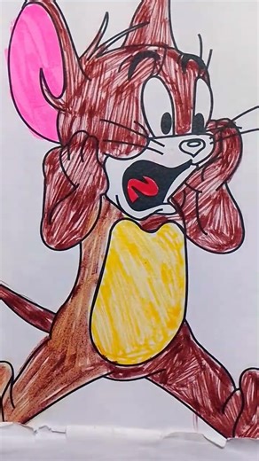 How to easy Tom Jerry drawing✍️