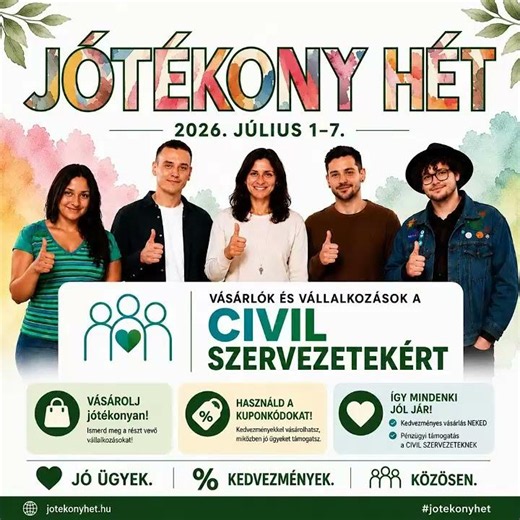 JÓTÉKONY HÉT - keresztrejtvény