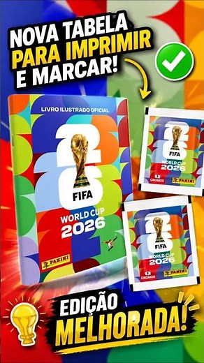 Panini Sticker Album Table for Printing, in PDF and Excel formats, is available on Google Drive.