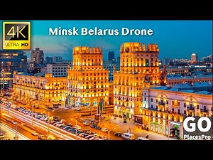 Minsk, Belarus - 4K UHD Drone Video