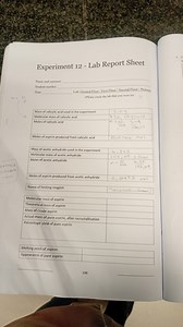 Experiment 12 - Lab Report SheetName and surname:Student num... | Filo