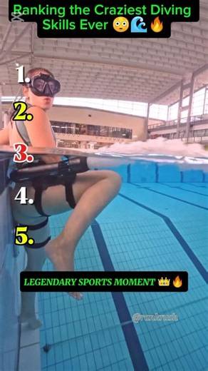 Ranking the Craziest Diving Skills Ever 😳🌊🔥#shorts #viral #diving #sports