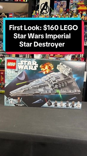 Early Look: Lego sent me the new $160 Imperial Star Destroyer to review early, so let’s unbox it! Let me know what questions you may have on this set, and I’ll answer as much as I can in the review coming soon! #lego #legostarwars #starwars #legocollection #legocollector #legocollectors #starwars #stardestroyer #calkestis #darthvader