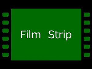 (無料動画素材) フィルムストリップ 縦Ver.動画の味付けに‥free green screen